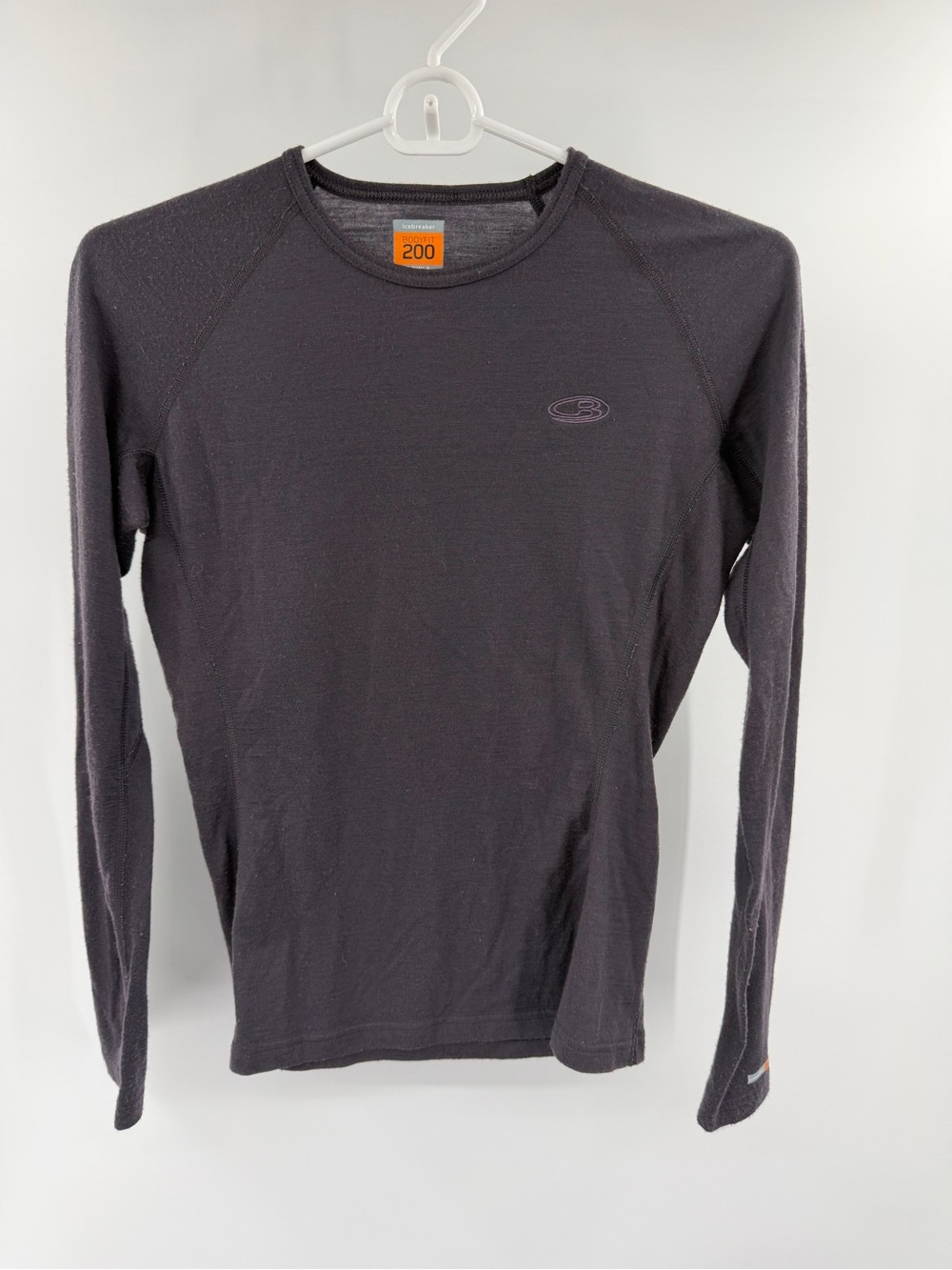 Icebreaker Bodyfit 200 merino wool purple Baselayer Longsleeve small